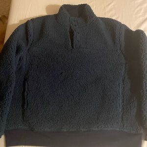 M. Singer Mens FIRESIDE SHERPA SNAP PULLOVER Size Large